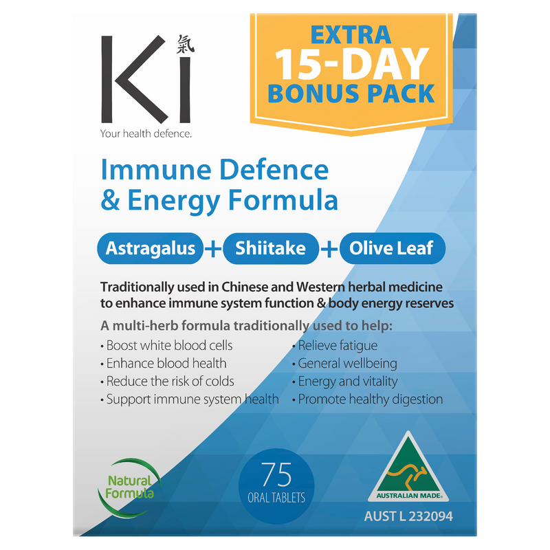 Ki Immune Defence & Energy 75 Tablets