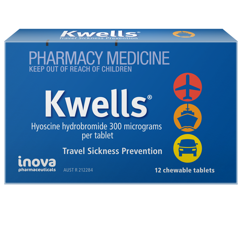 Kwells Travel Sickness Chewable Tablets 12 Pack