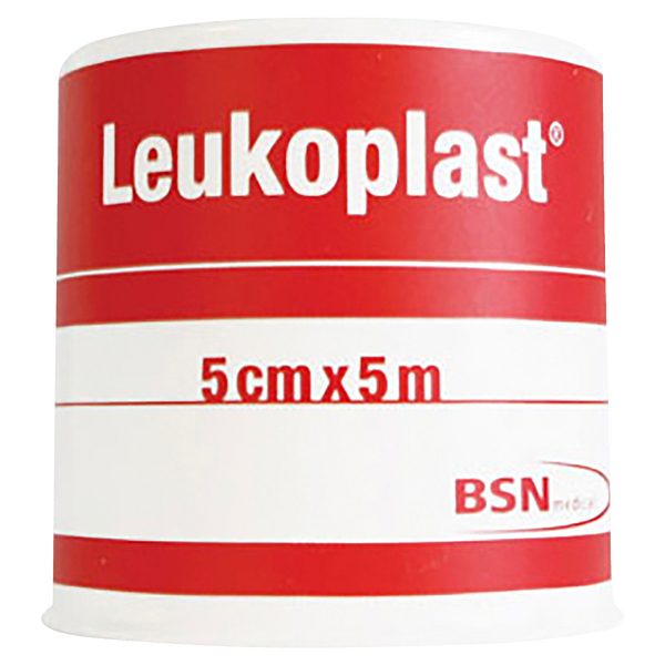 LEUKOPLAST STANDARD PLASTIC SNAP RING 5CM X 5M