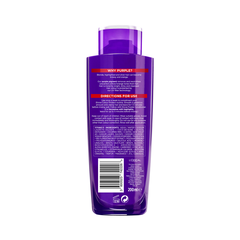 Loreal Elvive Purple Shampoo 200ml