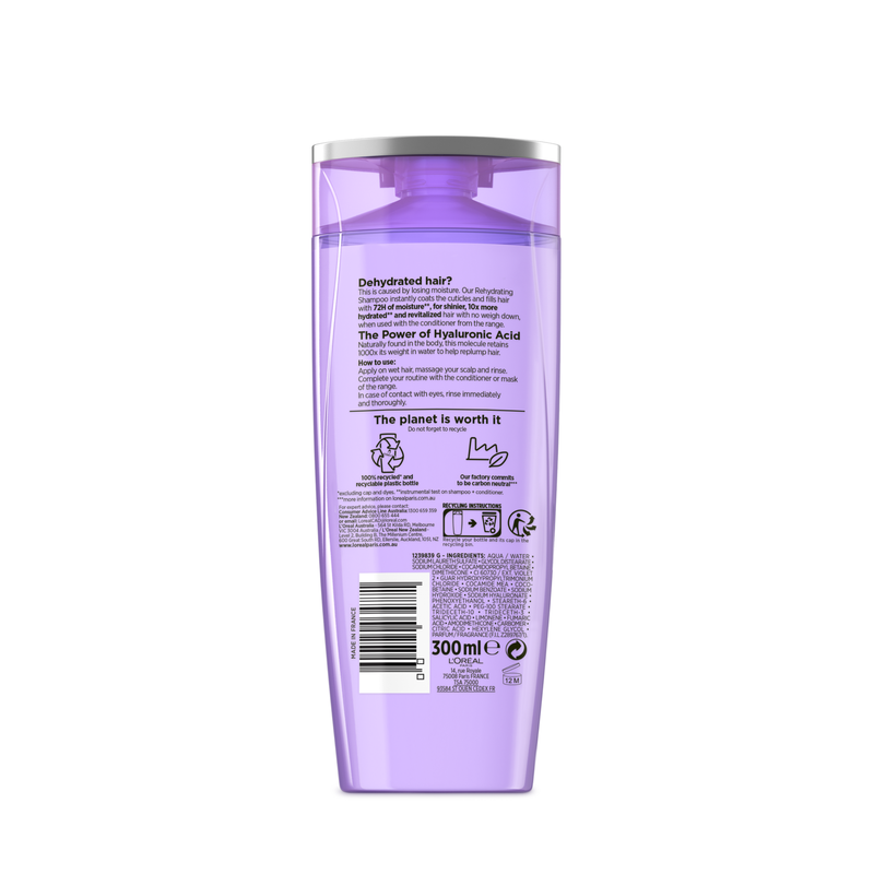 Loreal Elvive Hyaluron Plump 72H Moisture Filling Shampoo 300ml