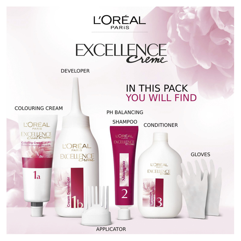 L'Oréal Paris Excellence Crème Permanent Hair Colour  6.3 Light Golden Brown