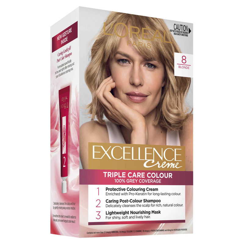 L'Oréal Paris Excellence Crème Permanent Hair Colour  8 Blonde