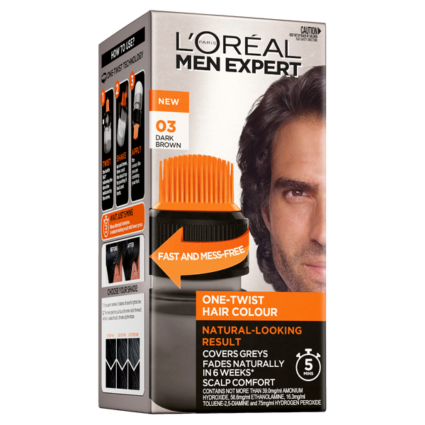 L'Oreal Paris Men Expert One-Twist Hair Colour Dark Brown