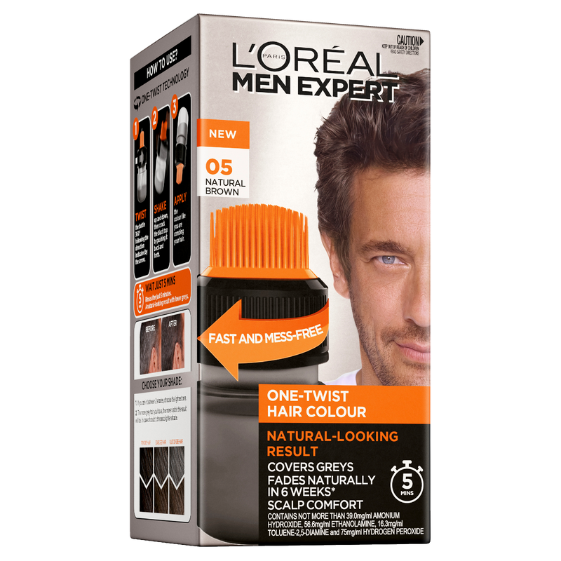 L'Oreal Paris Men Expert One-Twist Hair Colour Natural Brown