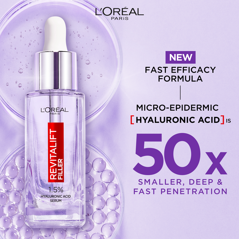 L'Oréal Paris Revitalift Filler 1.5% Hyaluronic Acid Serum 30ml