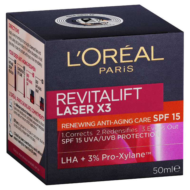 L'Oréal Paris Revitalift Laser X3 Anti-Ageing Day Cream 50ml