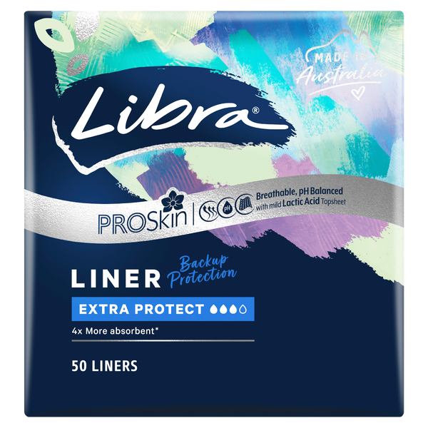 Libra Extra Protect Liners 50 Pack