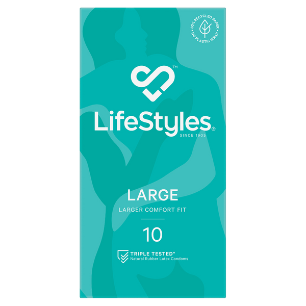 LifeStyles Large Condoms 10 Pack