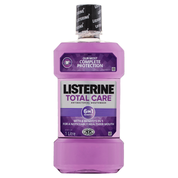 Listerine Total Care Antibacterial Mouthwash 1 Litre