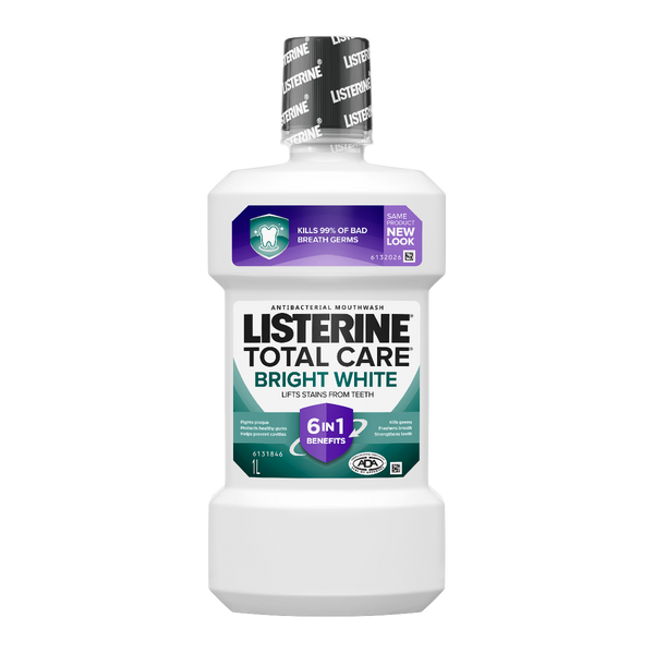 Listerine Total Care Bright White Mouthwash 1 Litre