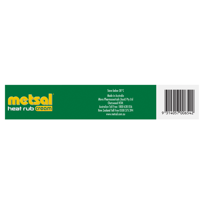 Metsal Heat Rub Cream 125g