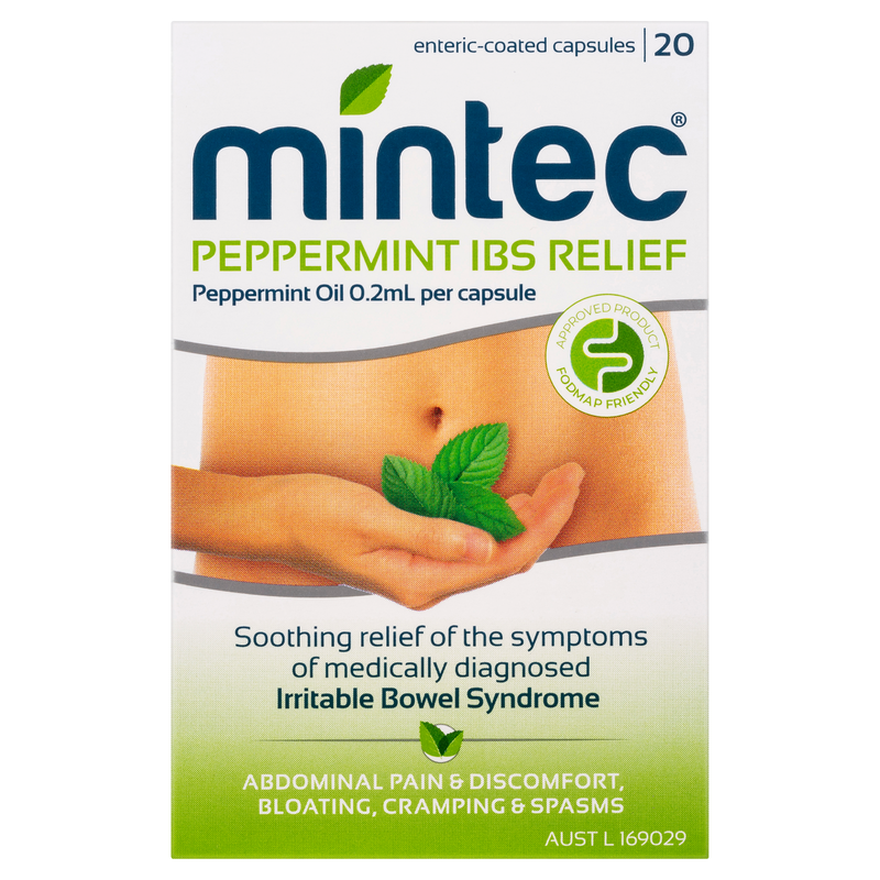 Mintec Peppermint IBS Relief 20 Capsules