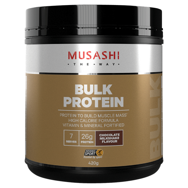 Musashi Bulk Protein Chocolate Milkshake 420g