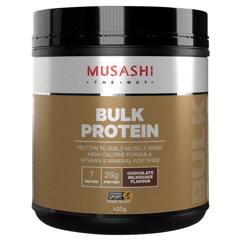 Musashi Bulk Protein Chocolate Milkshake 420g
