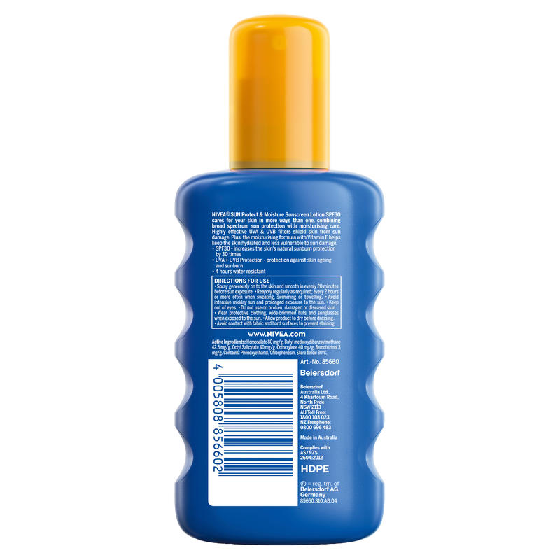 NIVEA Protect & Moisture Moisture Lock SPF30 Sunscreen Spray