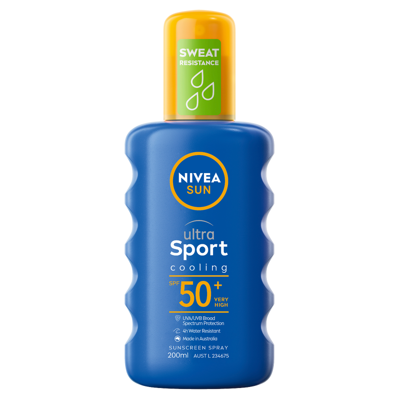 NIVEA Ultra Sport Cooling SPF50+ Sunscreen Spray
