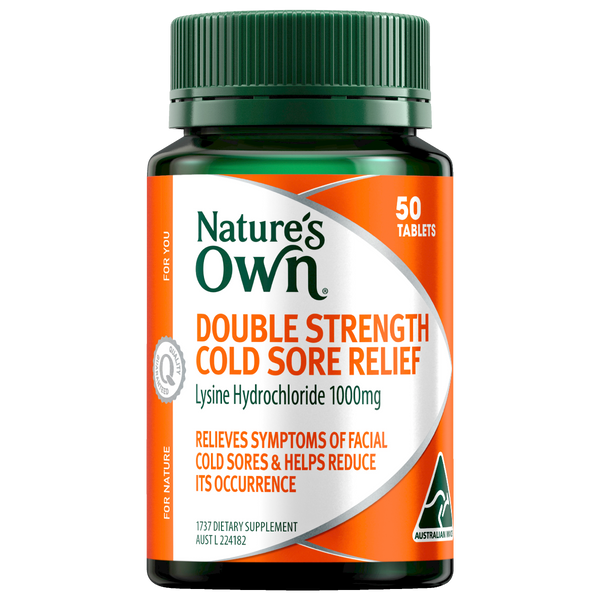 Nature's Own Double Strength Cold Sore Relief 50 tabs