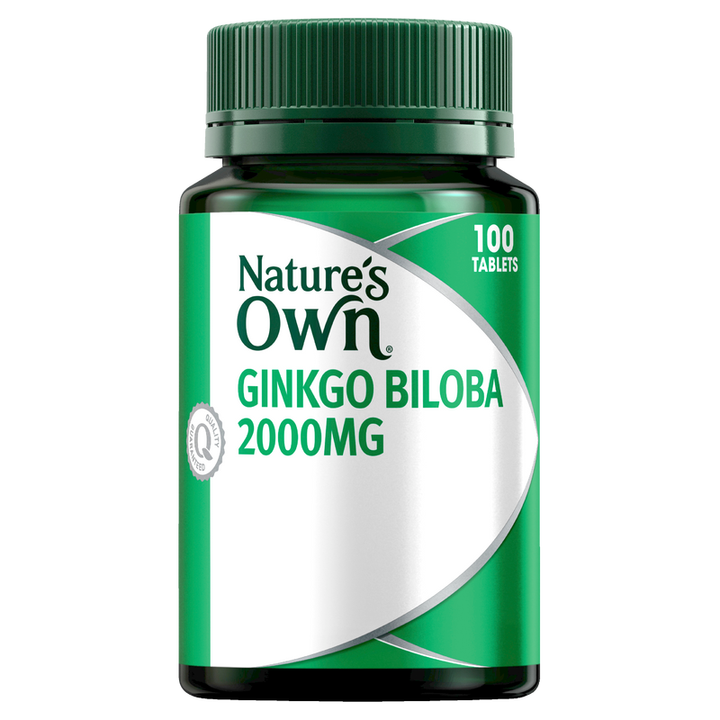 Nature's Own Ginkgo Biloba 2000mg