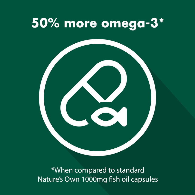 Nature's Own Odourless Fish Oil 1500mg 400 Capsules