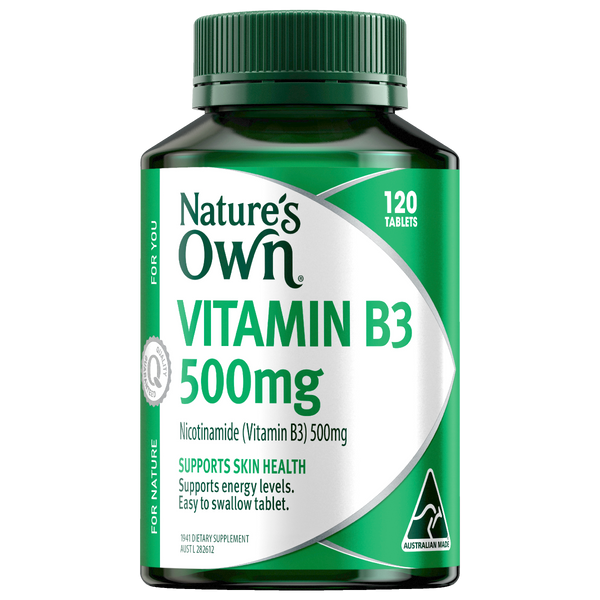 Nature’s Own Vitamin B3 500mg 120 tabs
