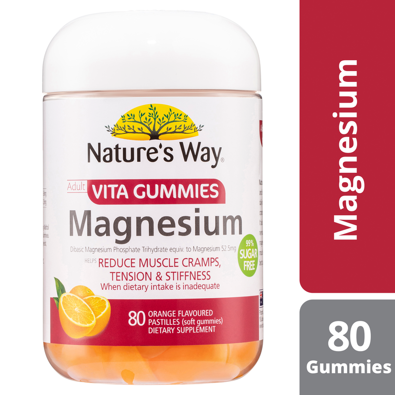 Nature's Way Adult Vita Gummies Magnesium 80's