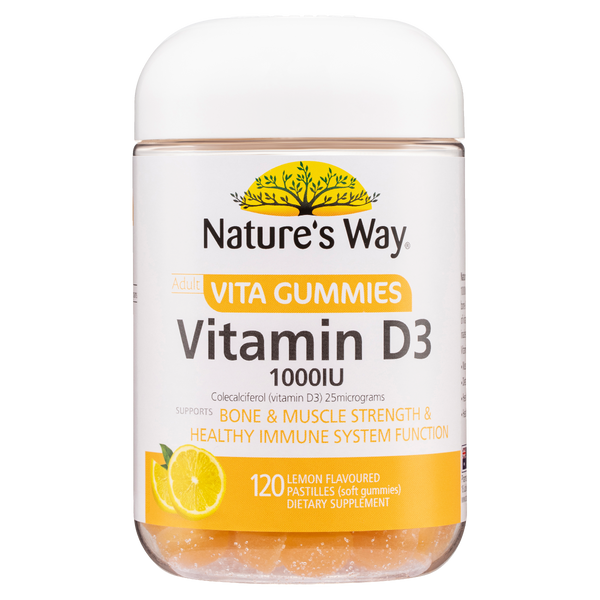 Nature's Way Adult Vita Gummies Vitamin D3 1000IU 120's