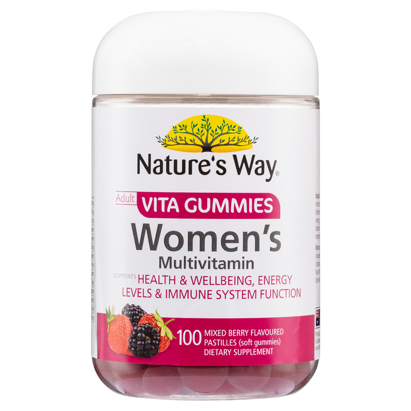 Nature's Way Adult Vita Gummies Womenâ€™s Multivitamin 100 Pastilles
