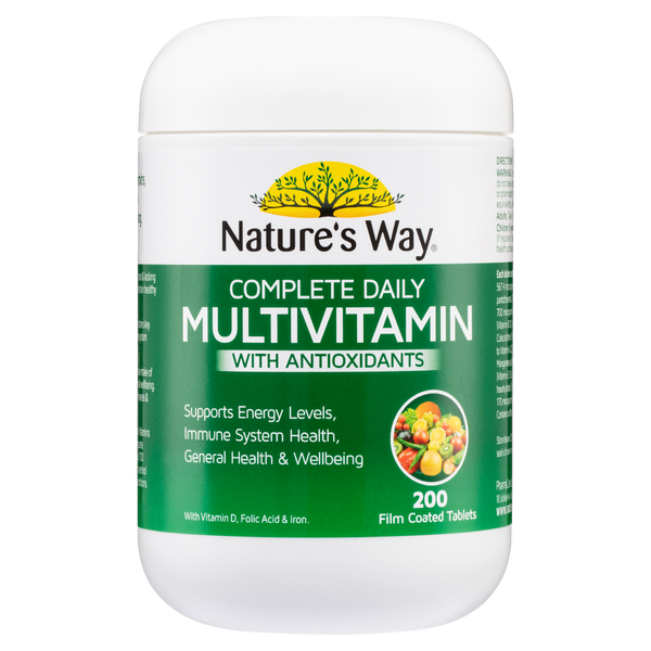 Nature's Way Complete Daily Multivitamin 200 Tablets