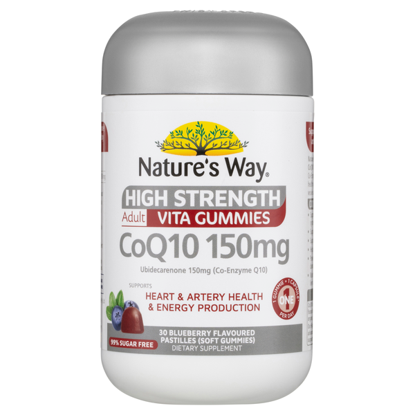 Nature's Way High Strength Adult Vita Gummies CoQ10 150mg 30 Gummies