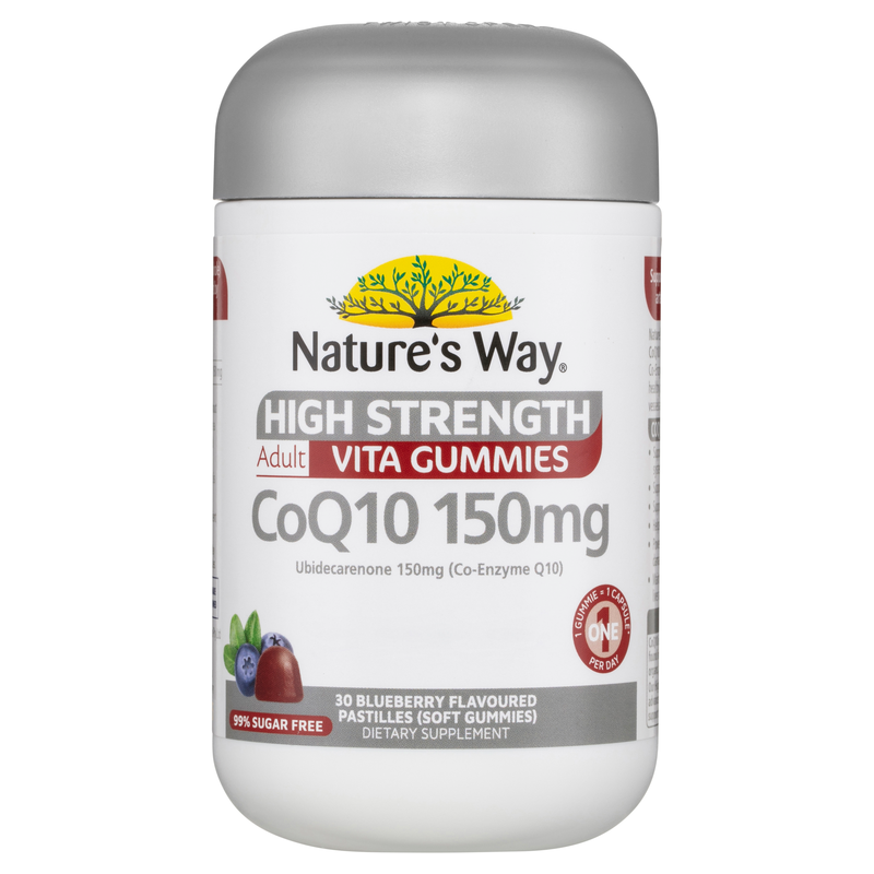 Nature's Way High Strength Adult Vita Gummies CoQ10 150mg 30 Gummies