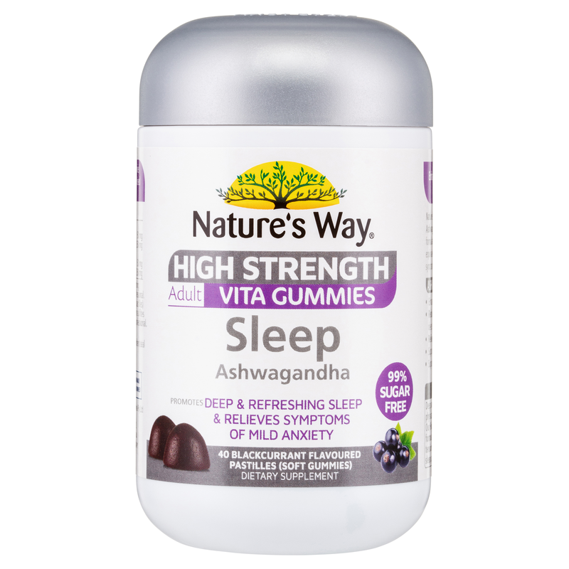 Nature's Way High Strength Adult Vita Gummies Sleep Ashwagandha 40 Pastilles