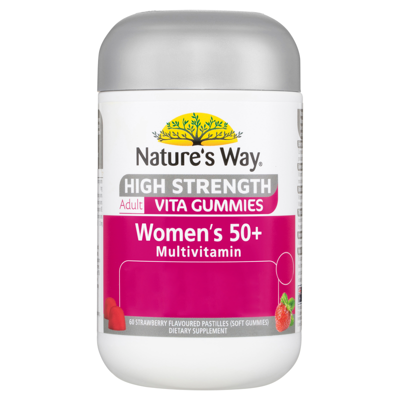 Nature's Way Adult Vita Gummies High Strength 50+ Womens Multi 60 Gummies