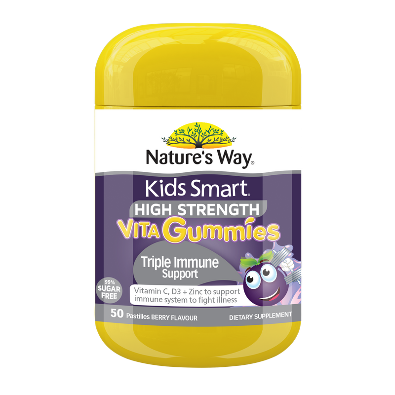 Nature's Way Kids Smart High Strength Vita Gummies Triple Immune Support 50s