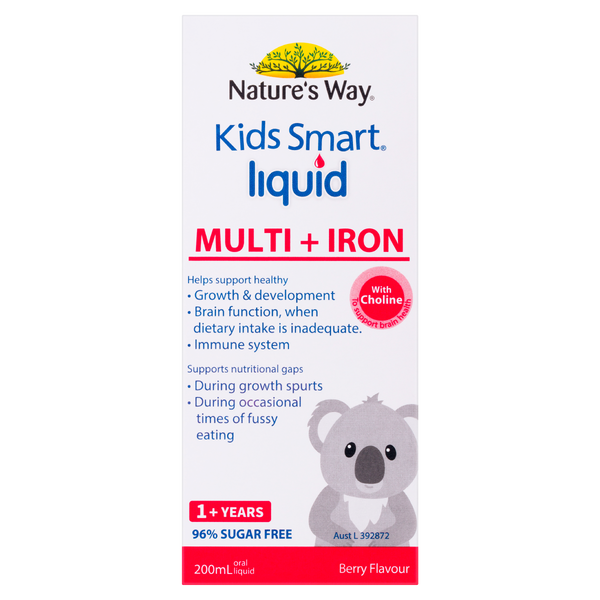 Nature's Way Kids Smart Multi + Iron Liquid 200ML