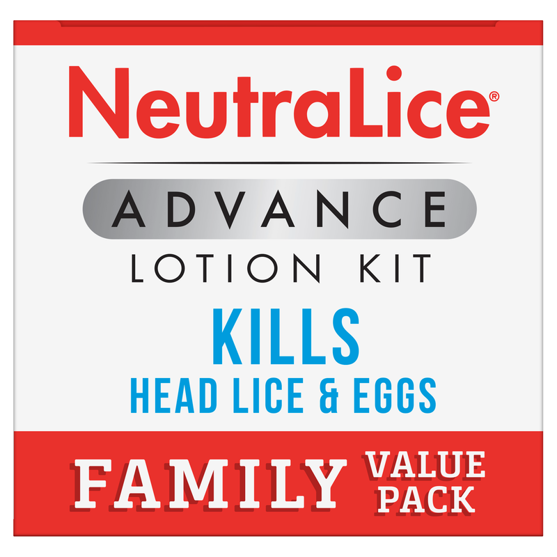 NeutraLice Advance Lotion Kit Family Value Pack 475ml