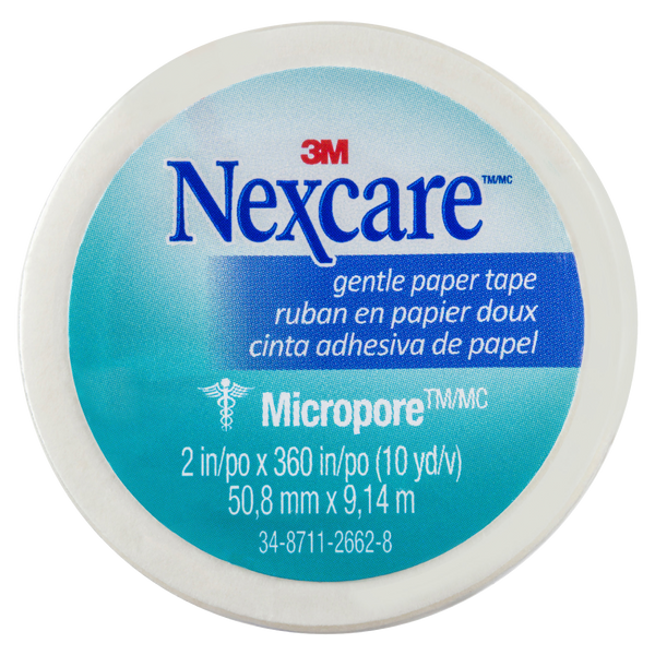 Nexcare Micropore First Aid Tape White 50mm X 9.1m - 1 roll