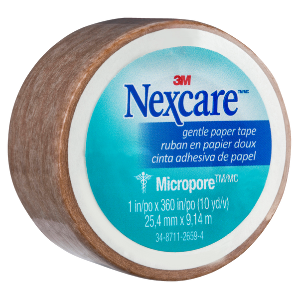 Nexcare Micropore Paper Tape Tan 25mm - 1 roll