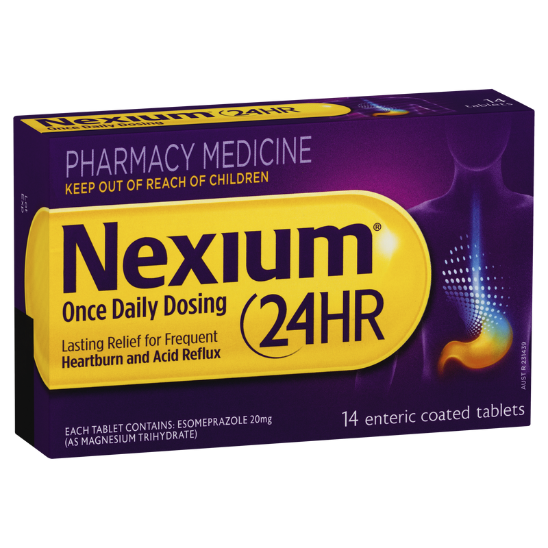 Nexium 24HR Once Daily Dosing 14 Tablets