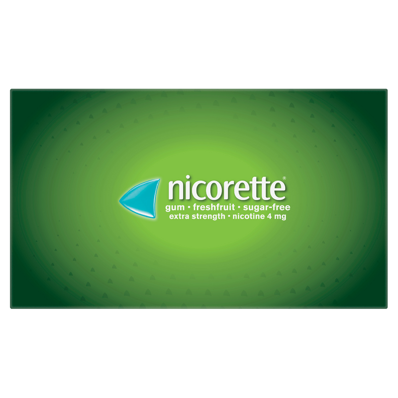 Nicorette Quit Smoking Extra Strength Nicotine Gum Freshfruit 150 Pack