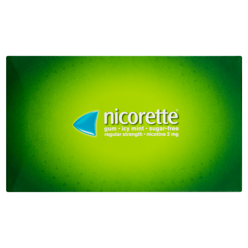 Nicorette Quit Smoking Extra Strength Nicotine Gum Icy Mint 150 Pack