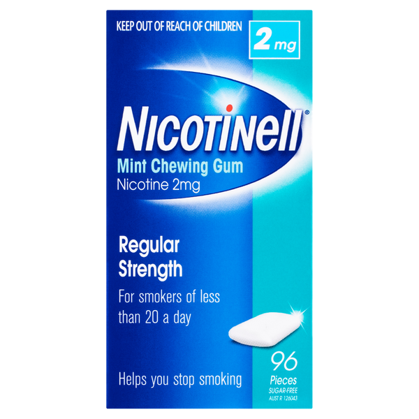 Nicotinell Mint Chewing Gum 2mg 96 Pieces