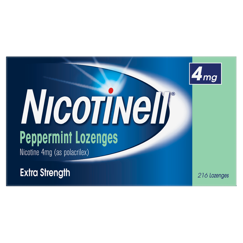 Nicotinell Peppermint Lozenges Extra Strength 4mg 216 Lozenges