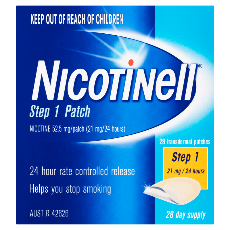 Nicotinell Stop Smoking Step 1 Patch 21mg 28 Pack
