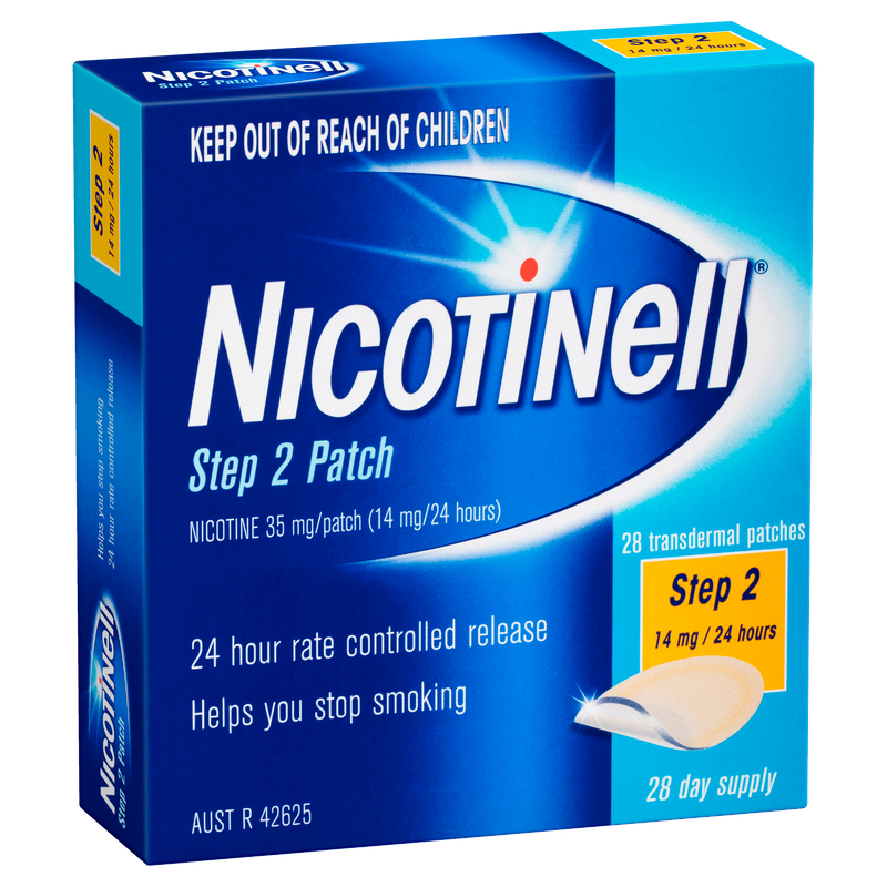 Nicotinell Step 2 Patch 14mg 28 Patches