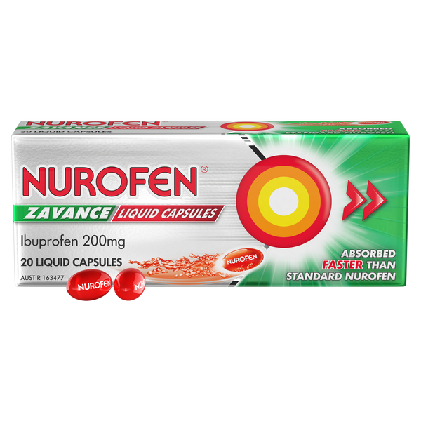 Nurofen Zavance 20 Liquid Capsules