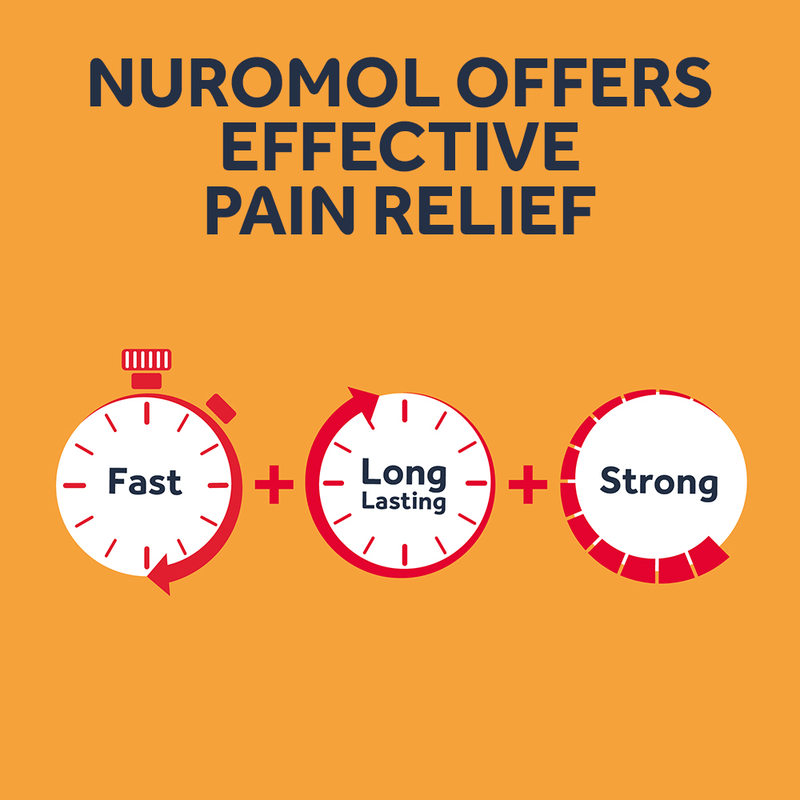 Nuromol Dual Action Pain Relief 10 Liquid Capsules