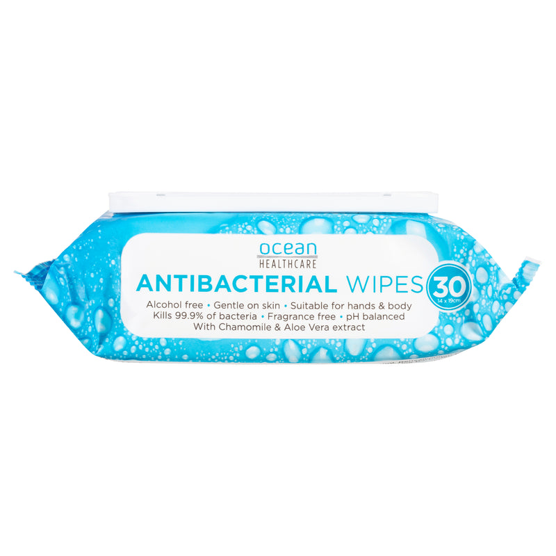 Ocean Healthcare Antibacterial Wipes 30 Wipes