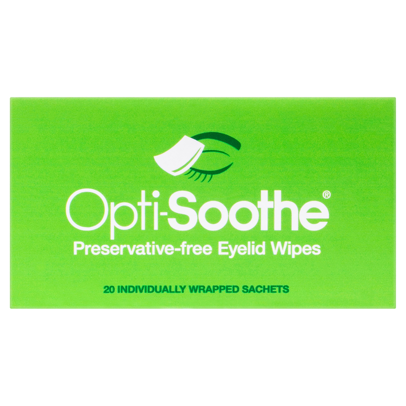 Opti-Soothe Eyelid Wipes 20 Wipes