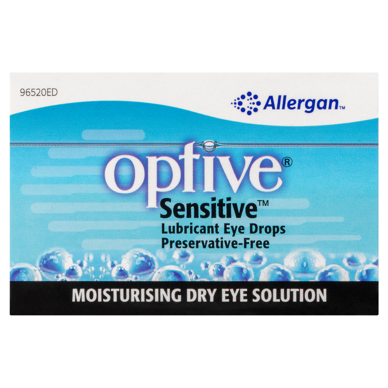 Optive Sensitive Lubricant Eye Drops 30 X 0.4ml